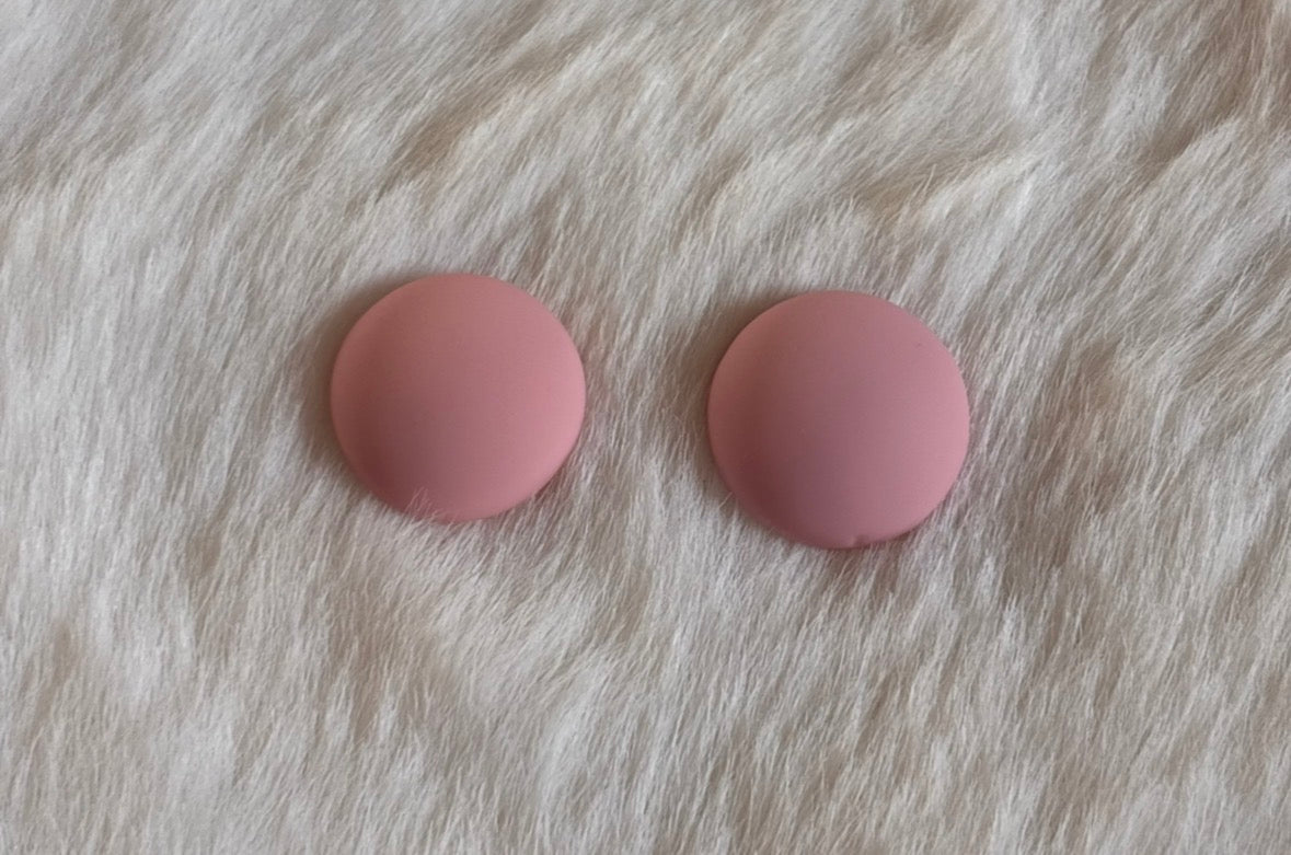 Round light pink Cabs