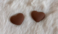 Mini heart Dark Brown Cabs