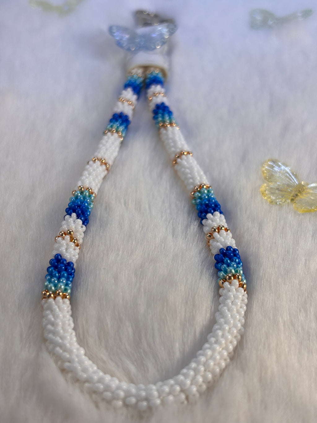 Blue Wristlet