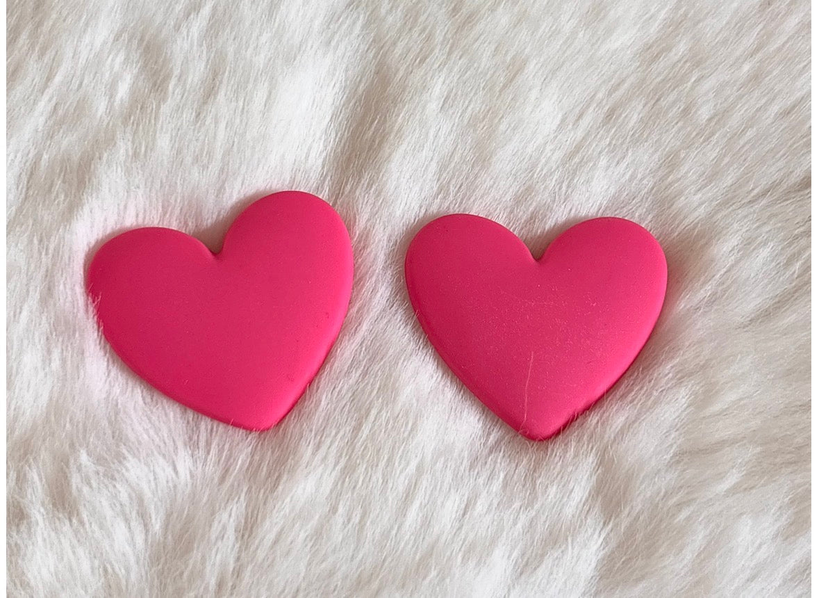 Hot pink Heart Cabs