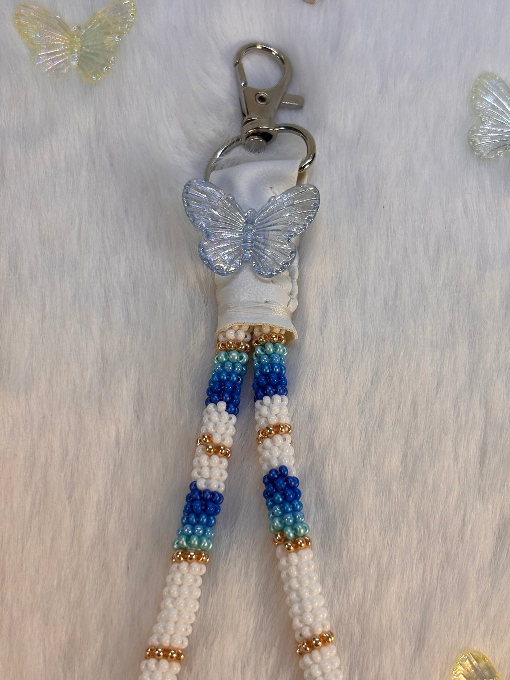 Blue Wristlet