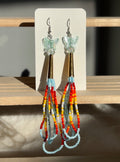 Ice Blue Fire Dangles