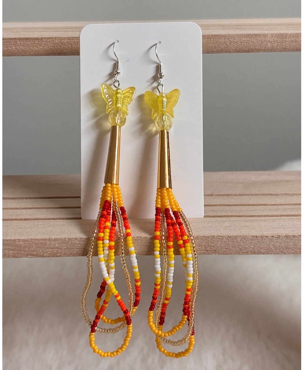 Yellow fire dangles