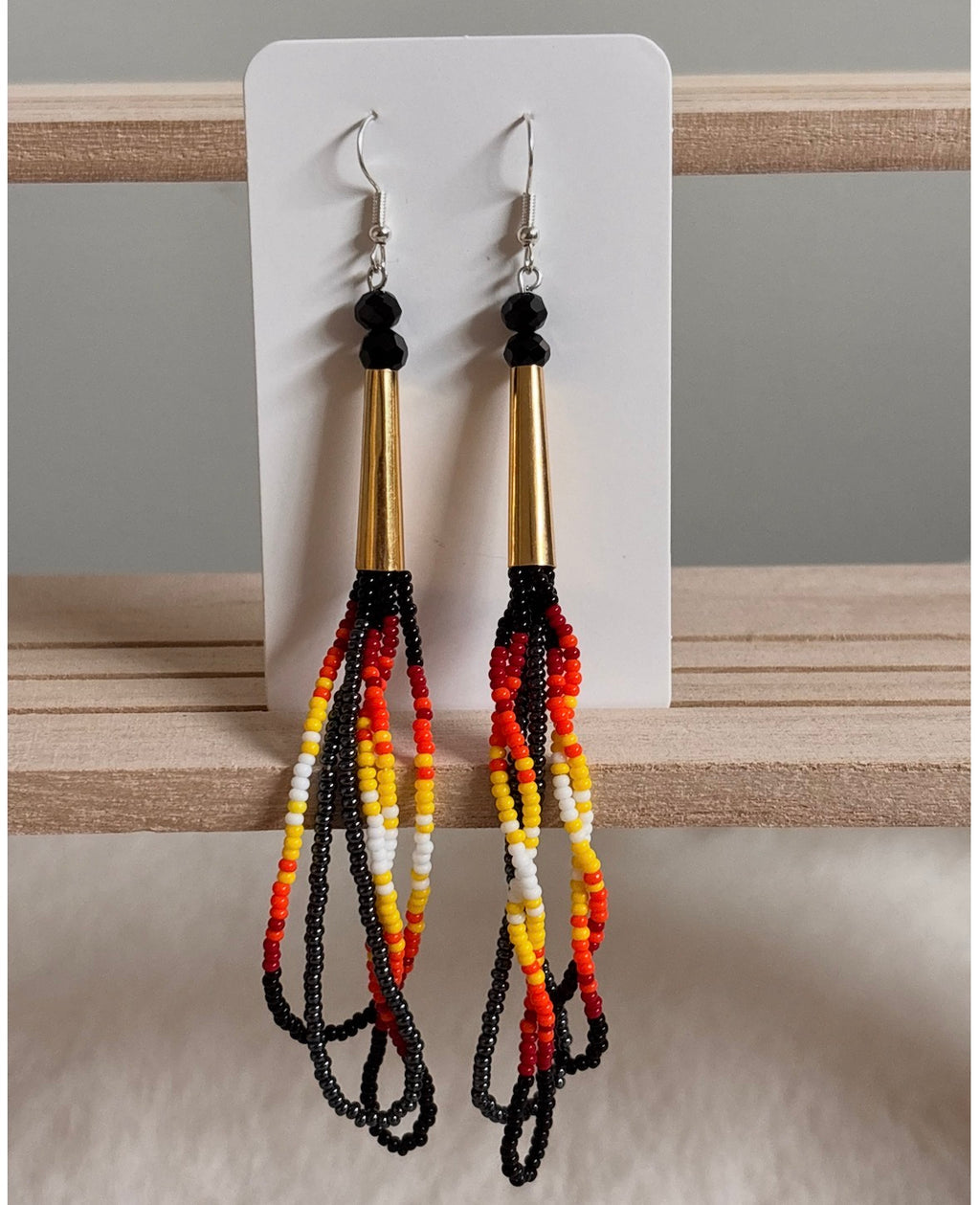 Black Fire Dangles