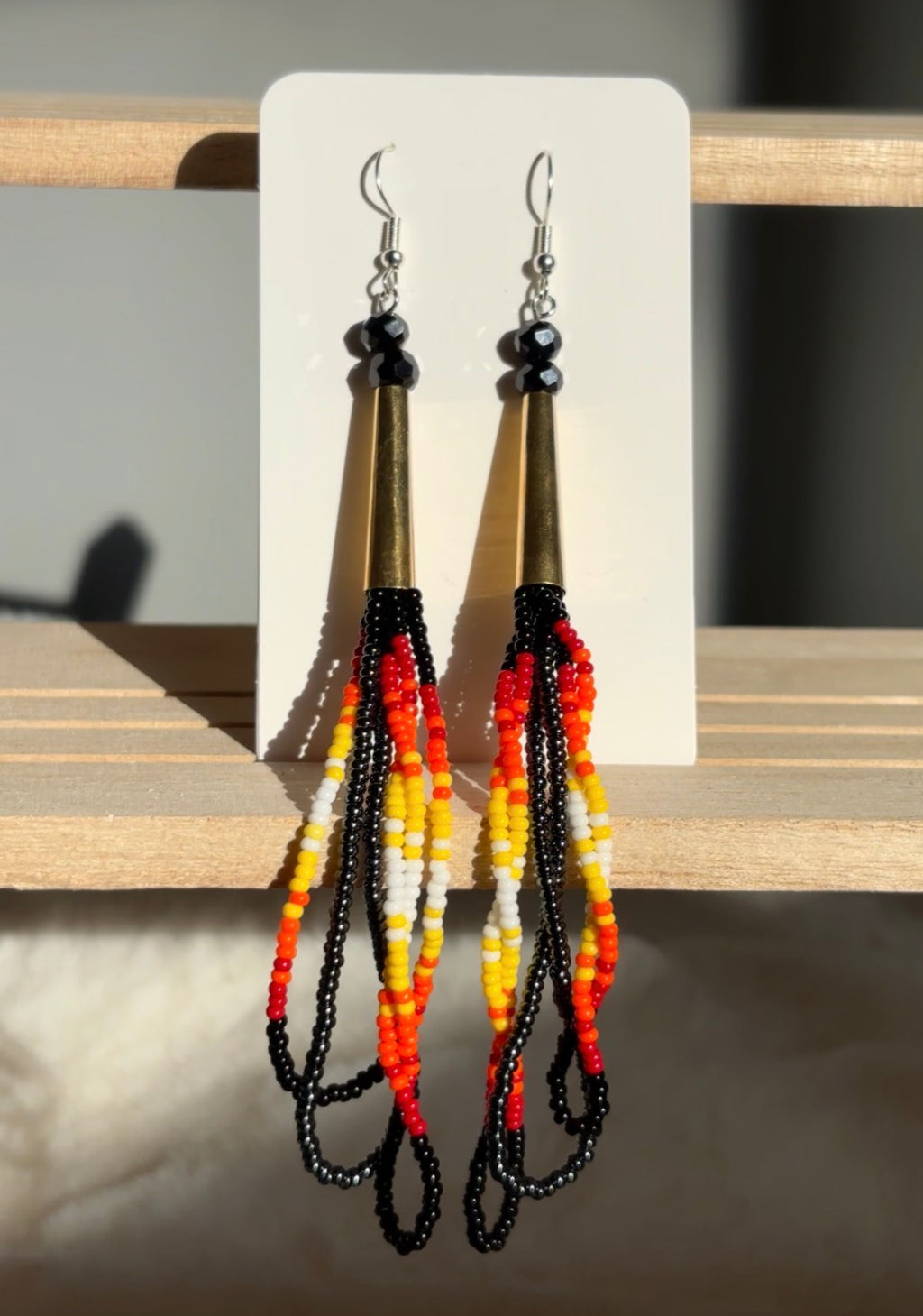 Black Fire Dangles