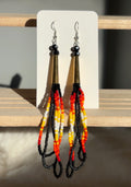 Black Fire Dangles