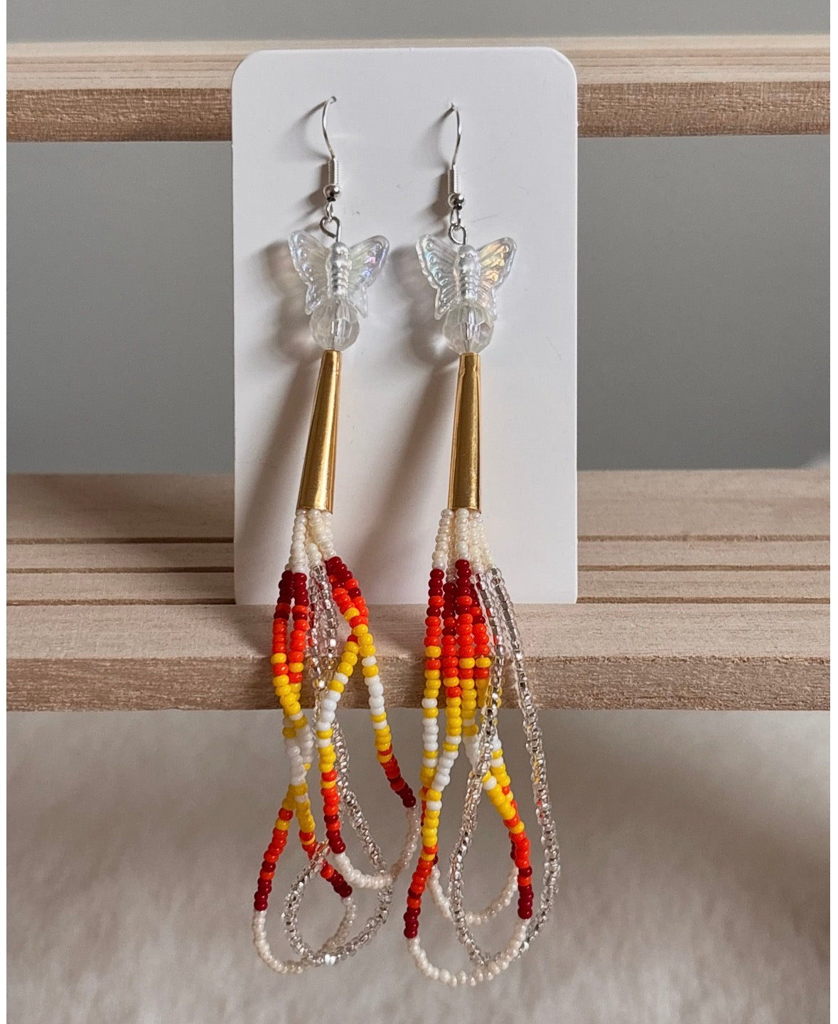 White Fire Dangles