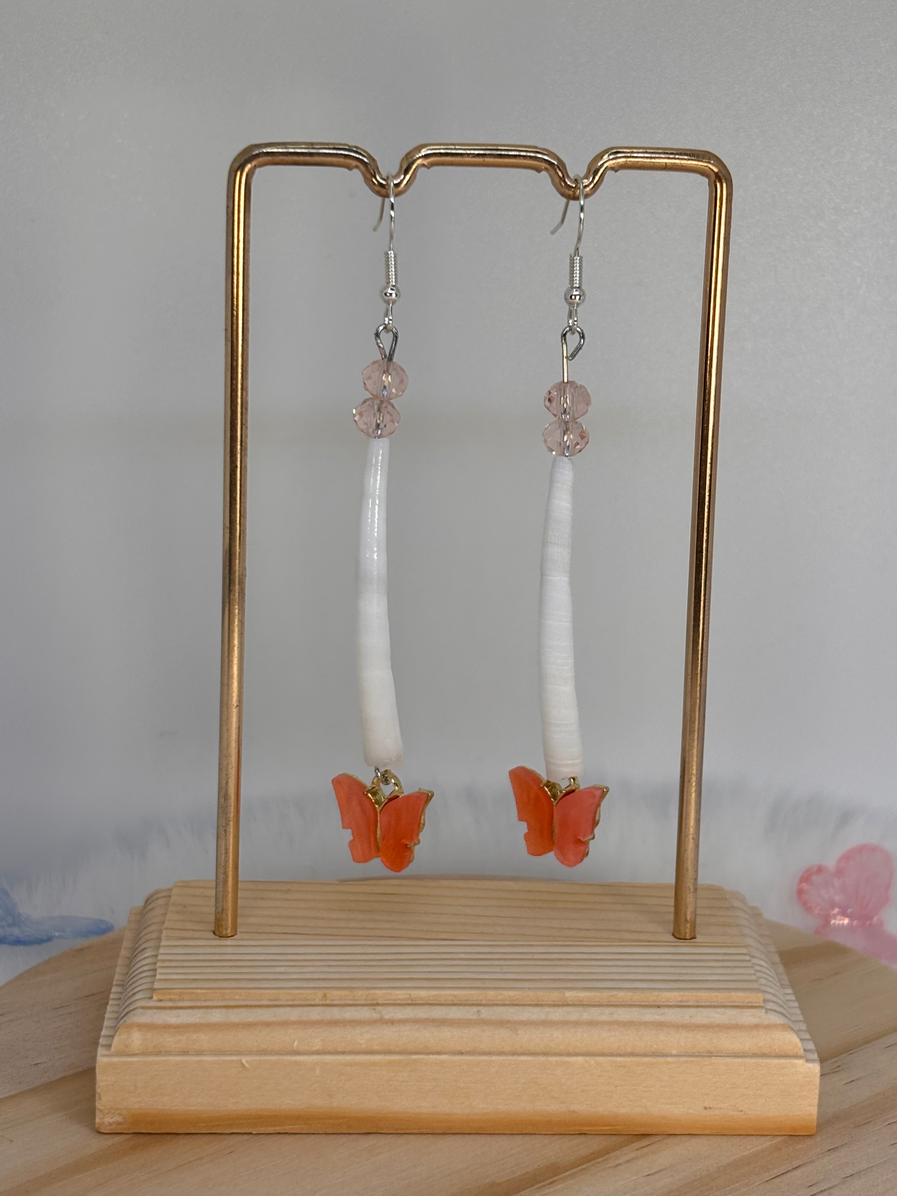 Coral Pink Butterfly Dentalium