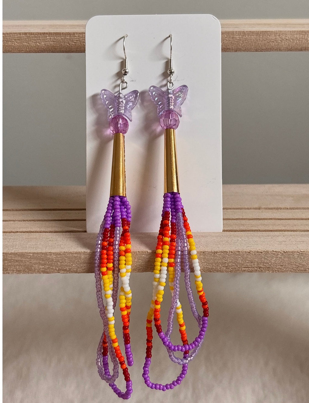 Purple Fire Dangles